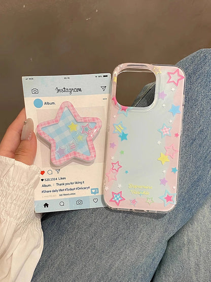 Hot Creative Cute Five Pointed Star Phone Case