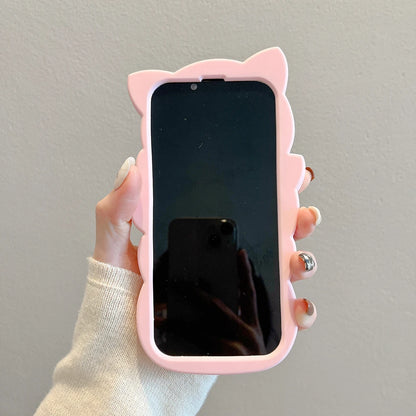 Cute 3D Pig Soft Silicone Phone Case For iPhone