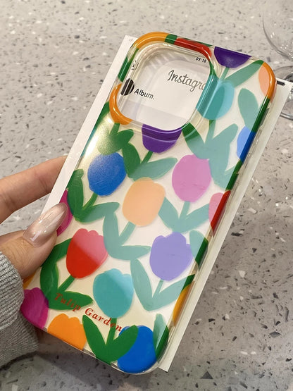Cute Tulip Lovely Flower Pattern Phone Case