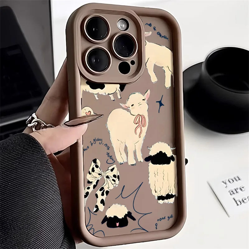 Angel Sheep Silicone Phone Case