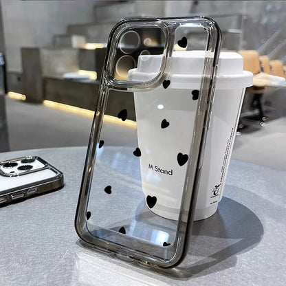 Bow Print Clear Phone Case