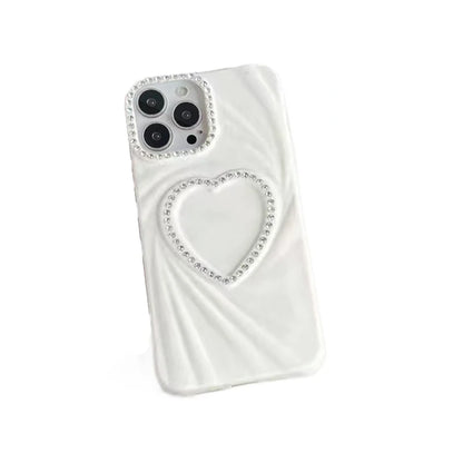 Fashion Spiral Love Heart Texture Phone Case